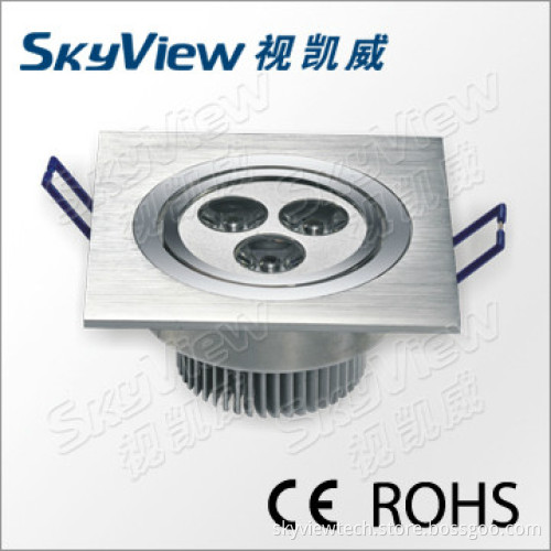 3*1W LED Steel Ceiling Lights